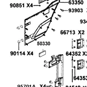 50330-AGA5-M00 SPONGE FRAME — diagram cutout