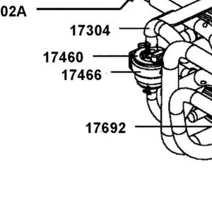 17692-AGA6-M02 HOSE ASSY CHECK VALVE 2 WAY JOINT — diagram cutout