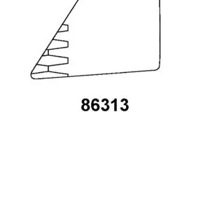 86313-AGA5-M00-T02 STRIPE B SIDE COVER — diagram cutout