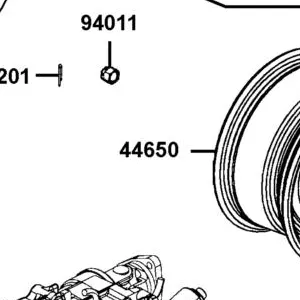 44650-AAA6-900 WHEEL SET FRONT — diagram cutout