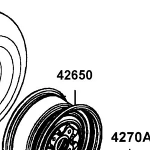 42650-AAA6-900 WHEEL SET REAR — diagram cutout