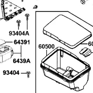 60500-AAJ6-M00-N1R BOX.LUGGAGE (Black) — diagram cutout