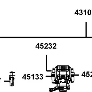 45232-LBA7-900 PIN BOLT — diagram cutout
