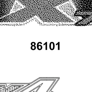 86101-LKM8-M31-T01 STRIPE FR PANEL — diagram cutout