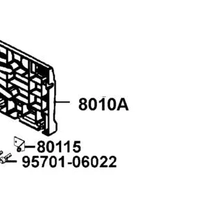 8010A-AAA6-900-HUP LID ASSYREAR STORAGE — diagram cutout