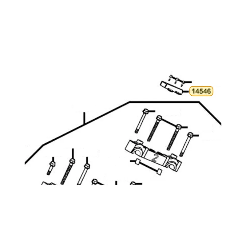 14546-KED9-900 GUIDE UPPER TENSIONER — diagram cutout