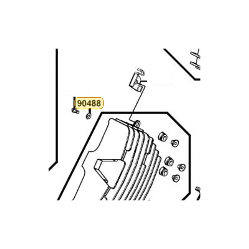 90488-KED9-900 WASHER 5MM — diagram cutout