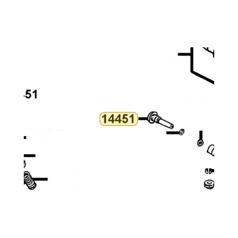 14451-KED9-900 SHAFT ROCKER ARM — diagram cutout