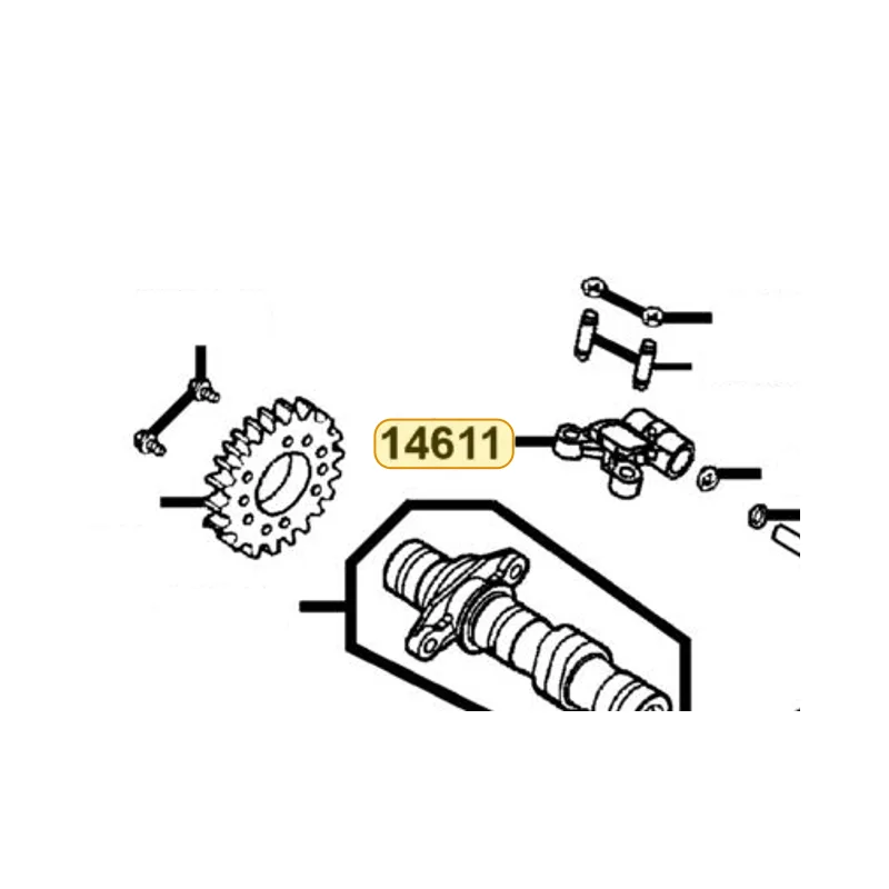 14611-KED9-900 ARM VALVE ROCKER — diagram cutout