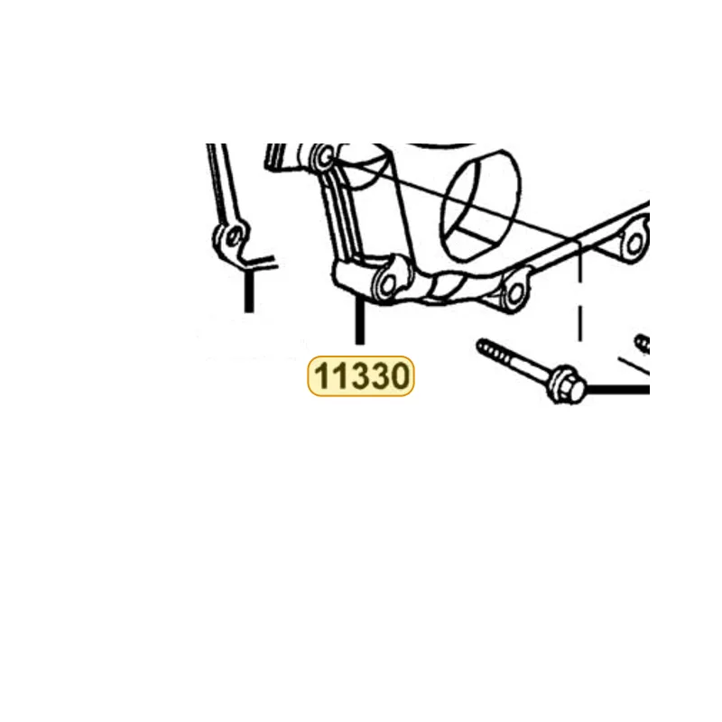 11330-KED9-900 COVER R CRANK CASE — diagram cutout