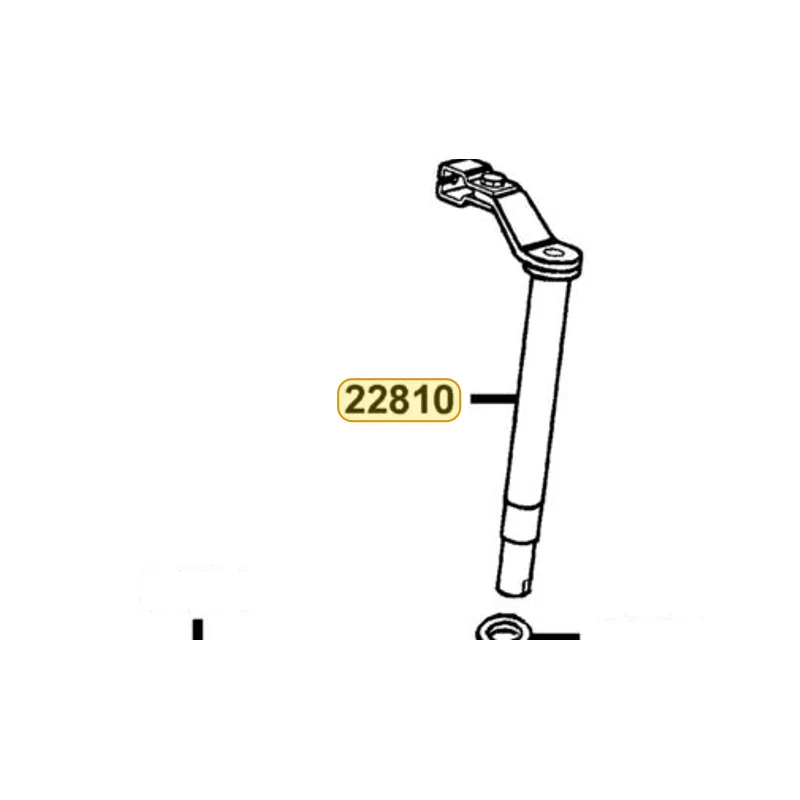 22810-KED9-900 SHAFT COMP CLUTCH LEVER — diagram cutout