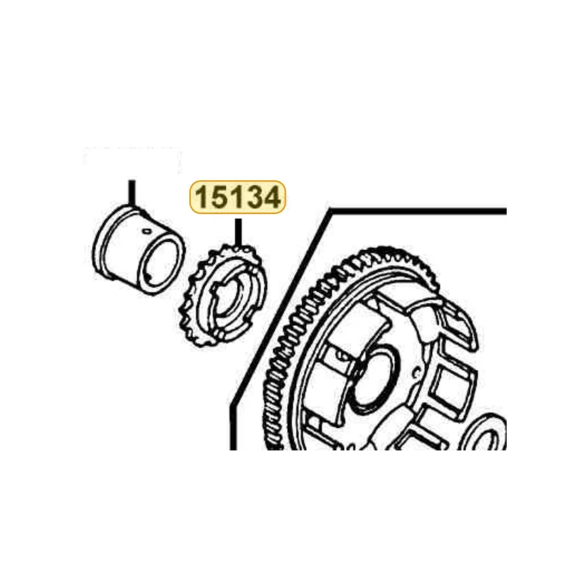 15134-KED9-900 SPROCKET OIL PUMP DRIVE — diagram cutout