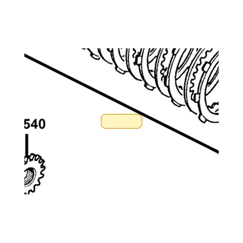 23311-KED9-900 PLATE A CLUTCH — diagram cutout