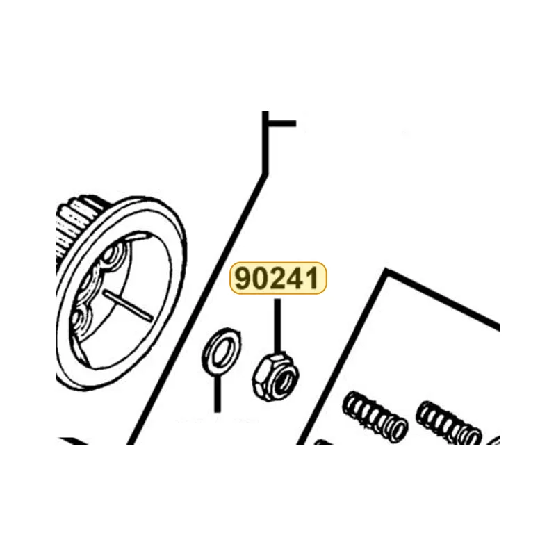 90241-KED9-900 NUT LOCK 20MM — diagram cutout