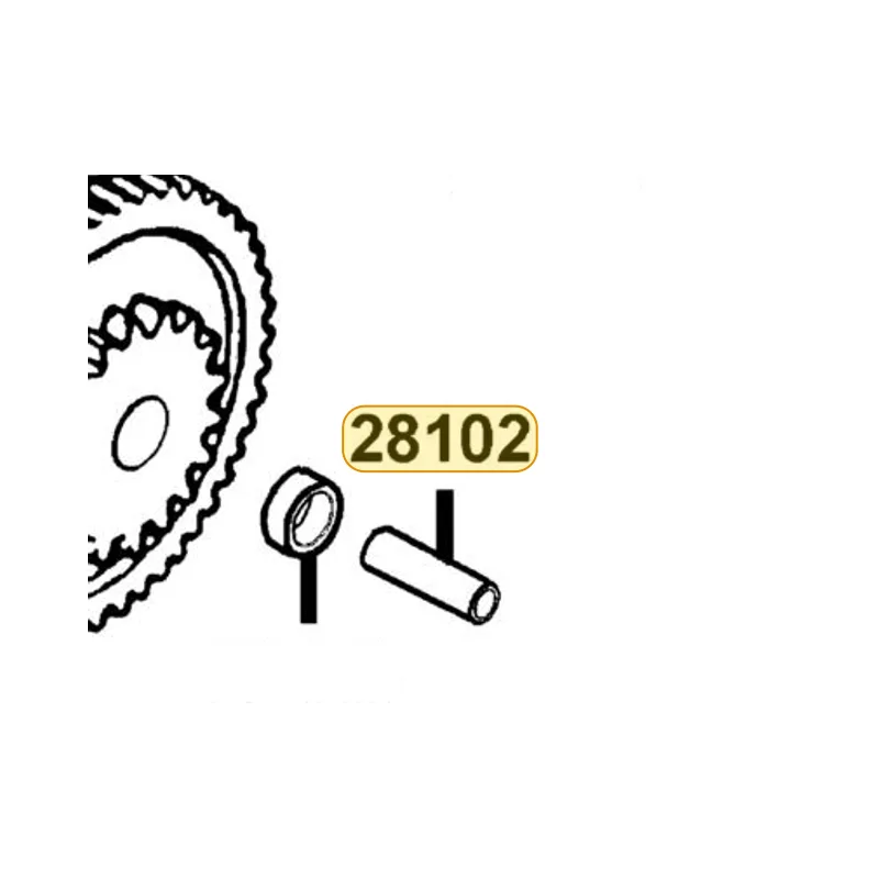 28102-KED9-900 SHAFT REDUCTION GEAR — diagram cutout