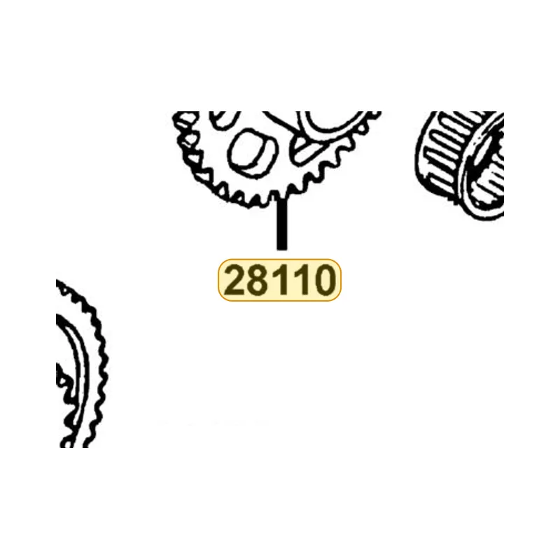 28110-KED9-900 GEAR COMP STARTING — diagram cutout