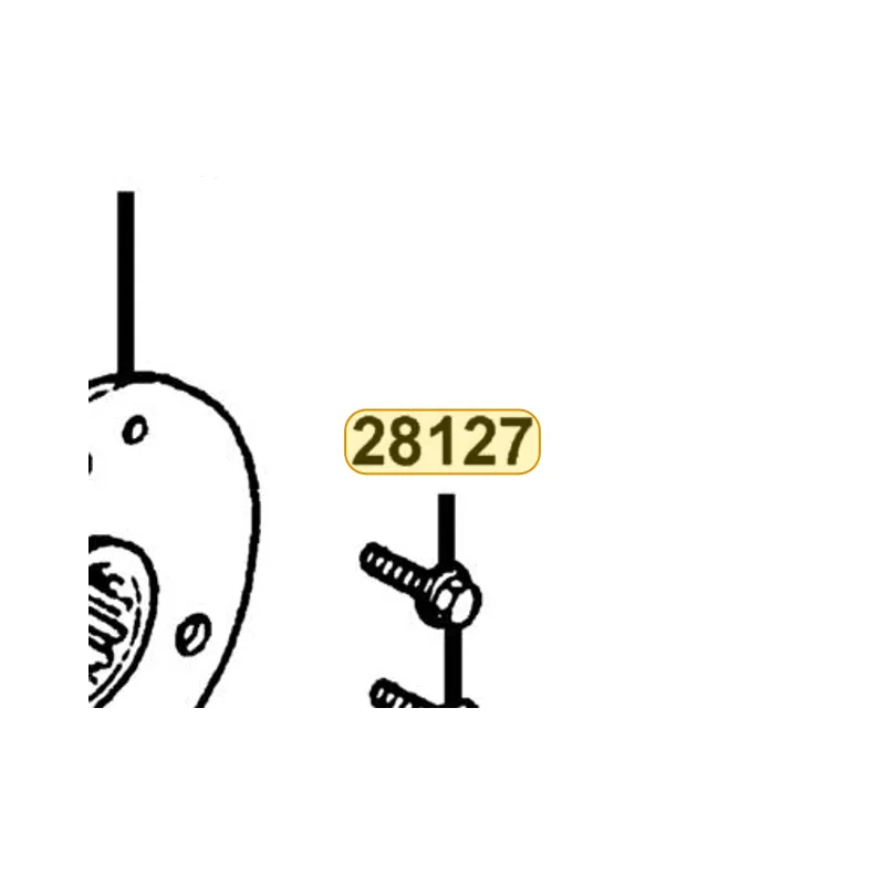 28127-KED9-900 SOCKET BOLT 8*12 (G) — diagram cutout
