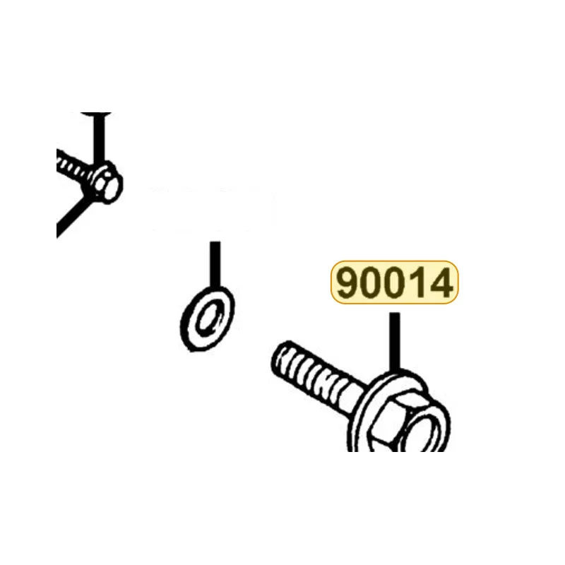90014-KED9-900 BOLT UBS 10*35(G) — diagram cutout