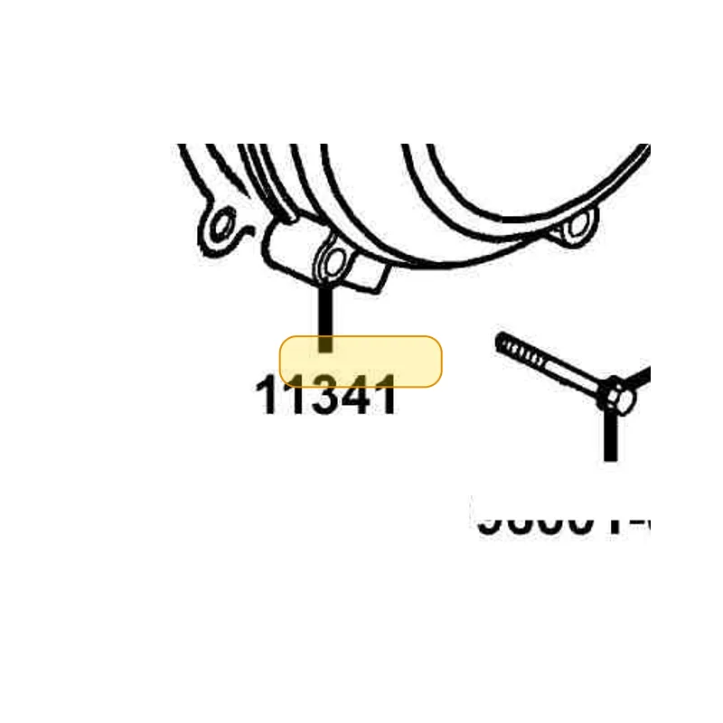 11341-KED9-900 COVER LEFT CRANK CASE — diagram cutout