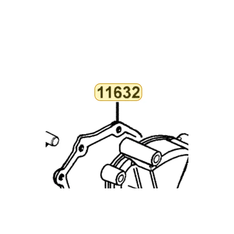 11632-KED9-900 GASKET CHANGER COVER — diagram cutout