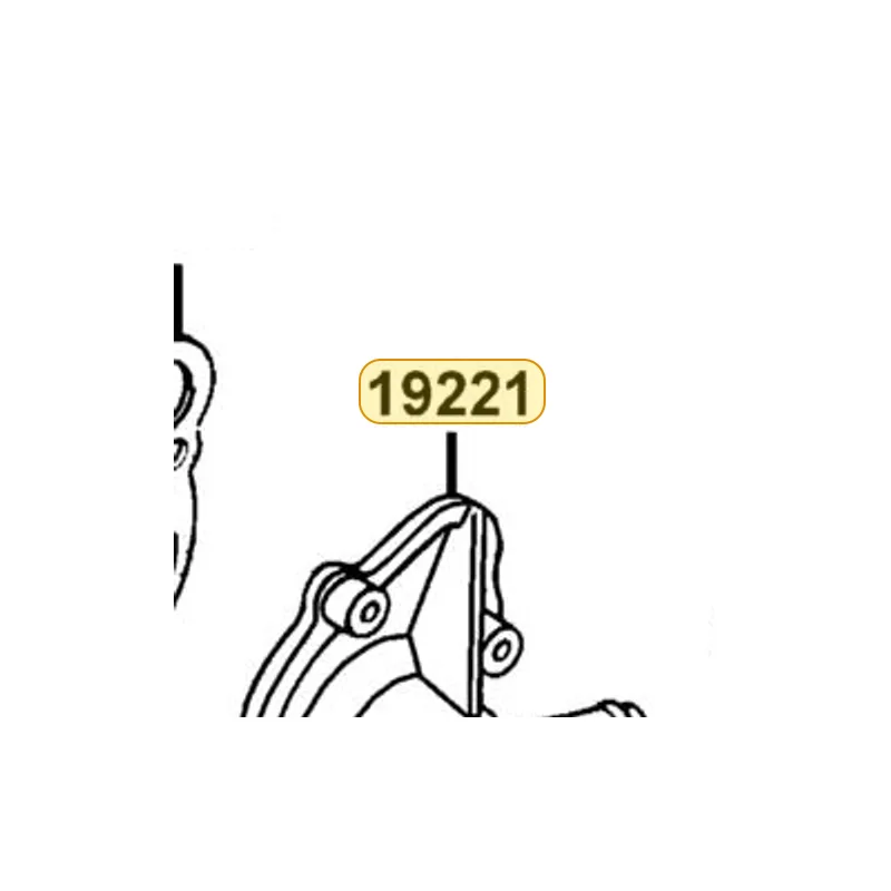 19221-KED9-900 COVER WATER PUMP — diagram cutout