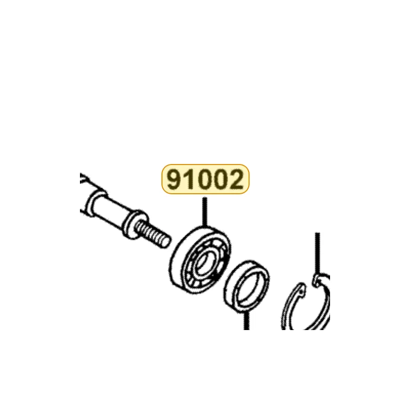 91002-KED9-900 BRG BALL REDIAL 6902 — diagram cutout