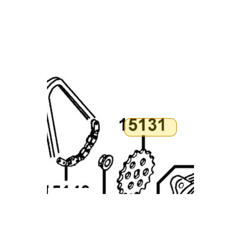 15131-KED9-900 SPROCKET OIL PUMP DRIVEN — diagram cutout