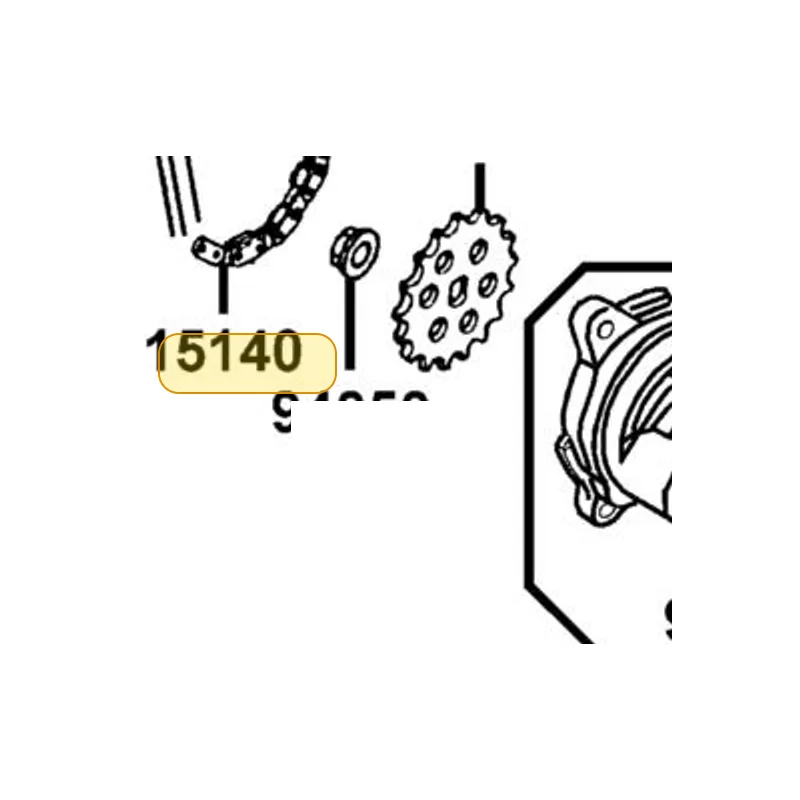 15140-KED9-900 CHAIN OIL PUMP — diagram cutout