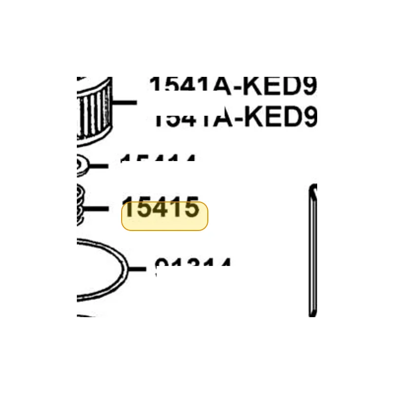 15415-KED9-900 SPR FILTER ELEMENT TANK — diagram cutout