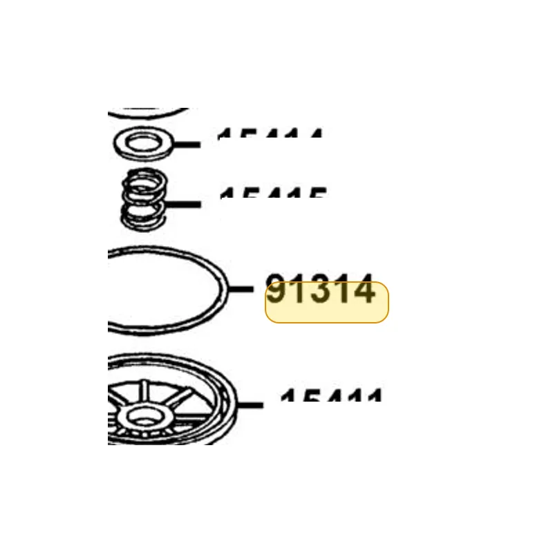 91314-KED9-900 O-RING 84.4X3.1 — diagram cutout
