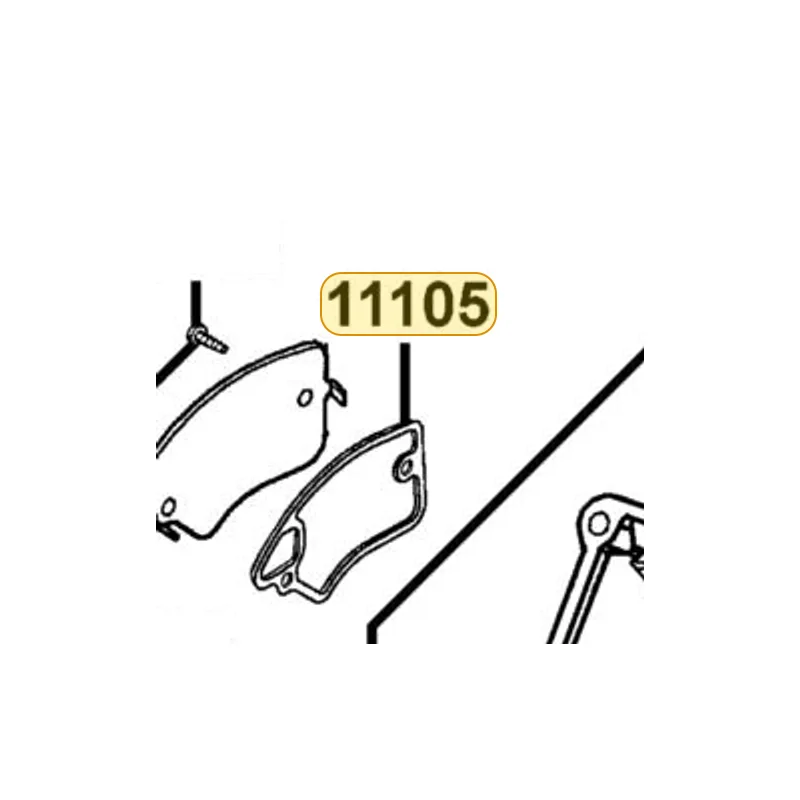 11105-KED9-900 GASKET PLATE — diagram cutout