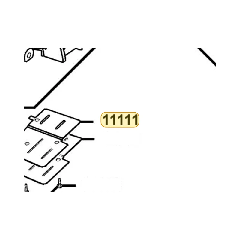 11111-KED9-900 GASKET PLATE OIL FLOW BY — diagram cutout