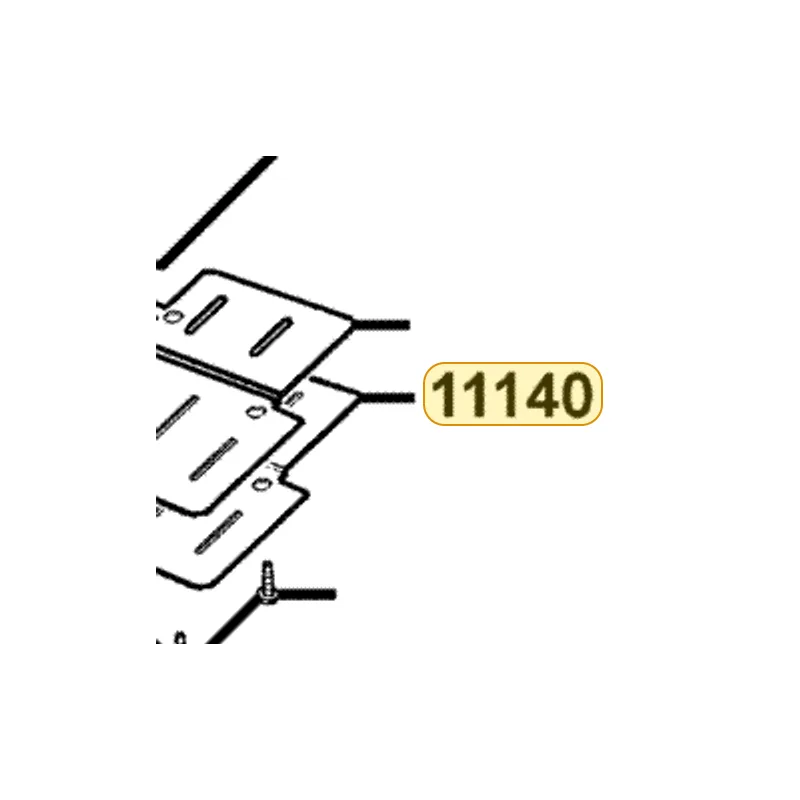 11140-KED9-900 PLATE OIL FLOWBY — diagram cutout