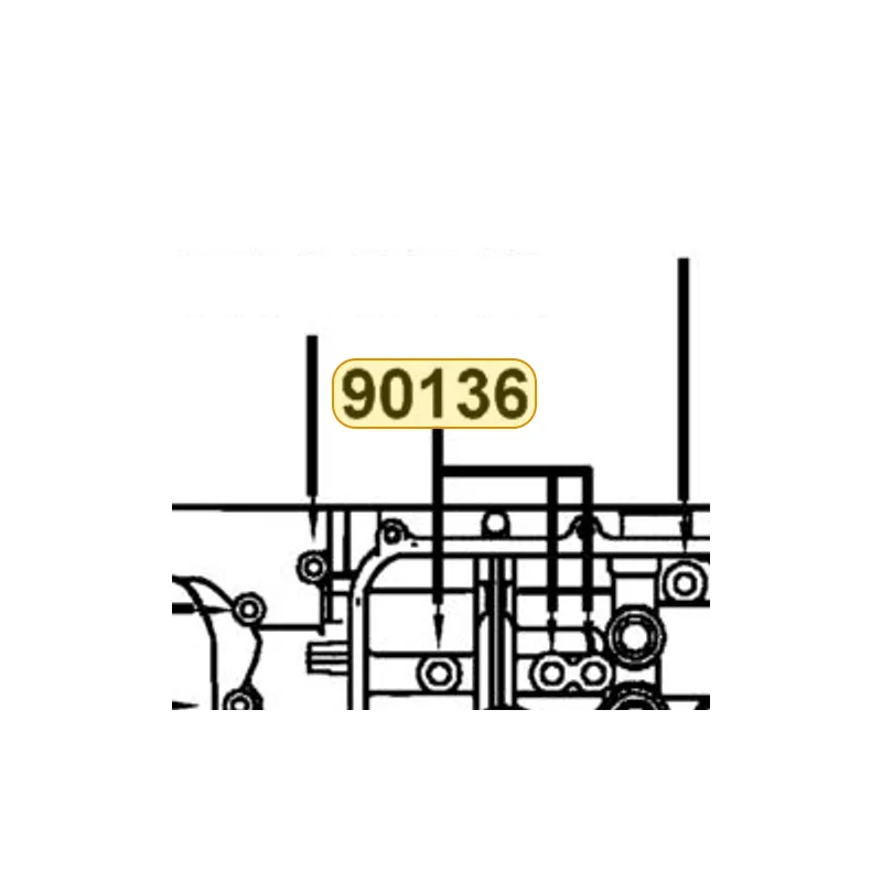 90136-KED9-900 BOLT CRANKCASE M8 MAIN — diagram cutout