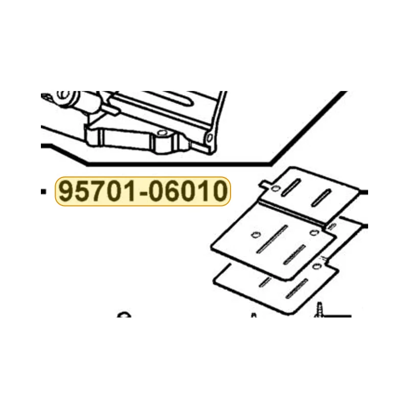95701-06010-02 BOLT FLANGE 6*10 — diagram cutout