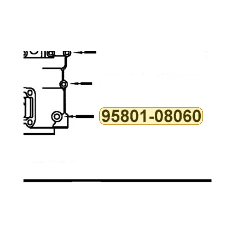 95801-08060-02 BOLT FLANGE 8*60 — diagram cutout