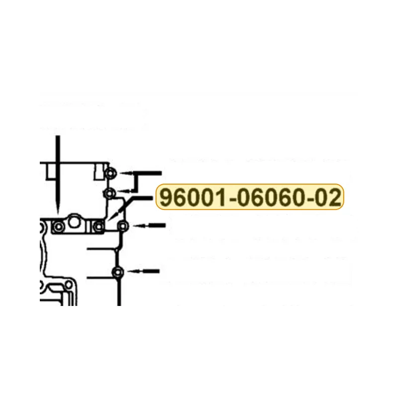 96001-06060-02 BOLT FLANGE 6*60 — diagram cutout