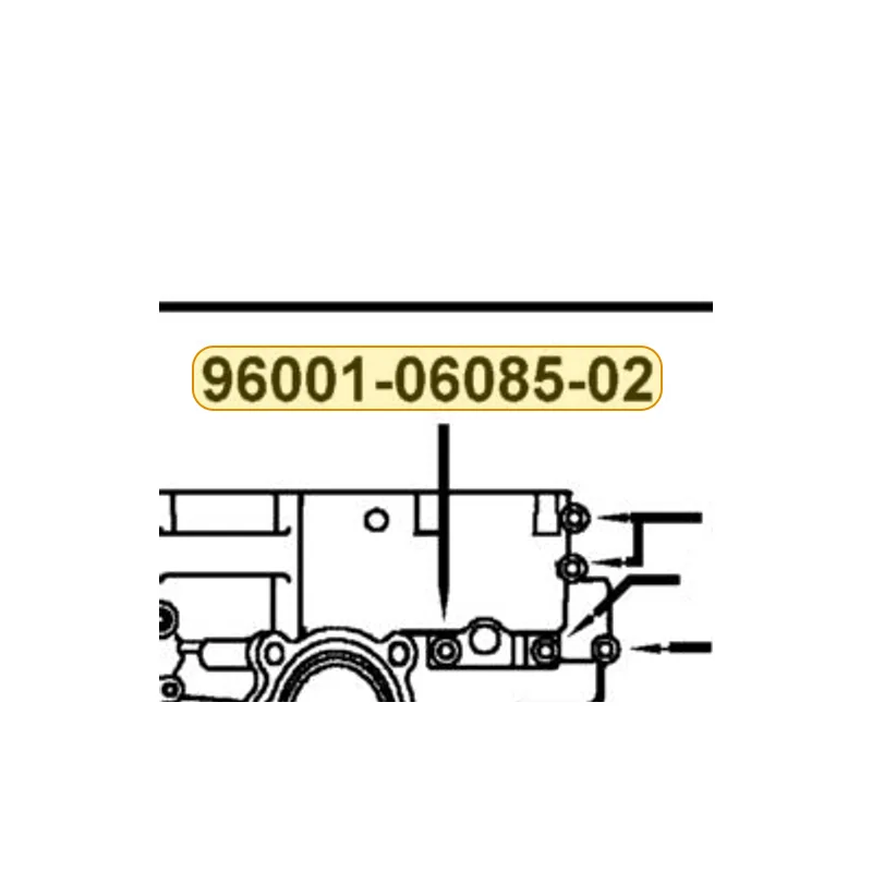 96001-06085-02 BOLT FLANGE SH 6*85 — diagram cutout