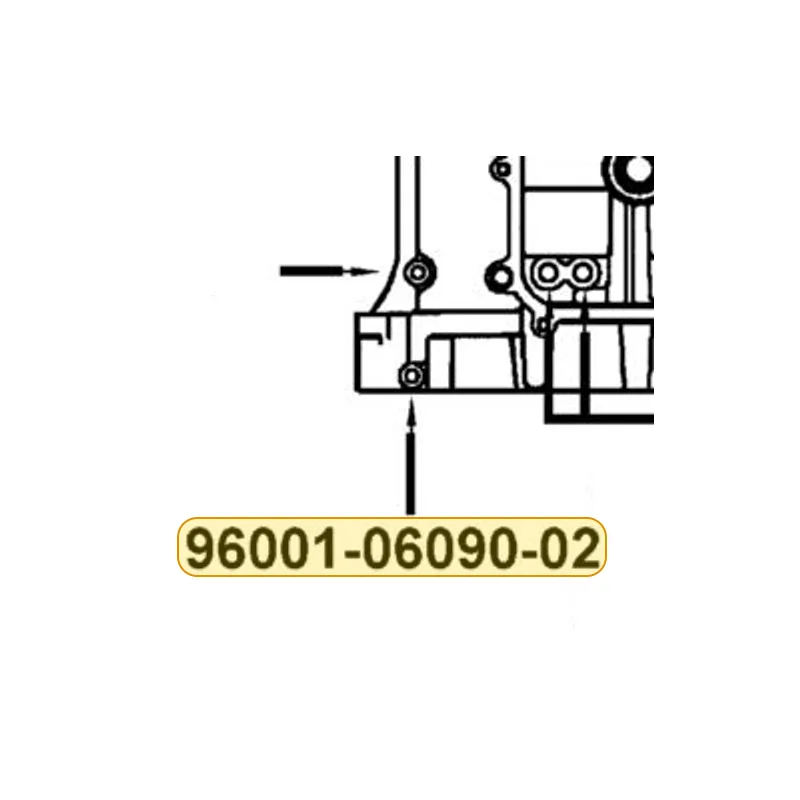 96001-06090-02 BOLT FLANGE SH 6*90 — diagram cutout