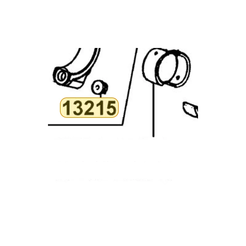 13215-KED9-900 NUT CONNECT ROD — diagram cutout