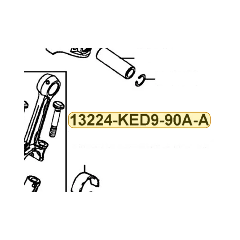 13224-KED9-90A-A BEARING BIG END (BROWN/1.494~1.498) — diagram cutout