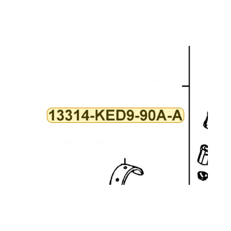 13314-KED9-90A-A BRG CRANK SHAFT (BROWN/1.498~1.502) — diagram cutout