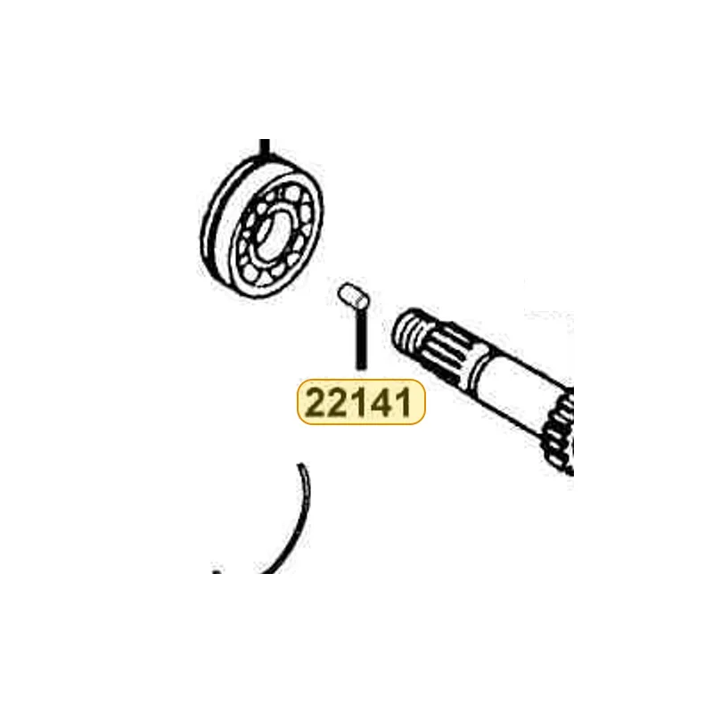 22141-KED9-900 PLUG CLUTCH SHAFT — diagram cutout