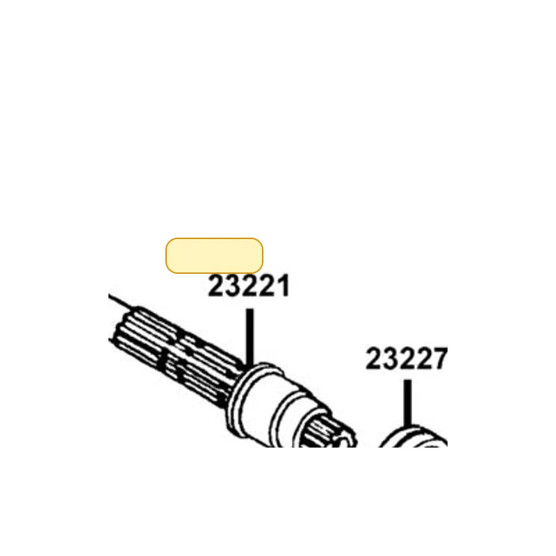 23221-KED9-800 SHAFT COUNTER TRANSMISSION — diagram cutout