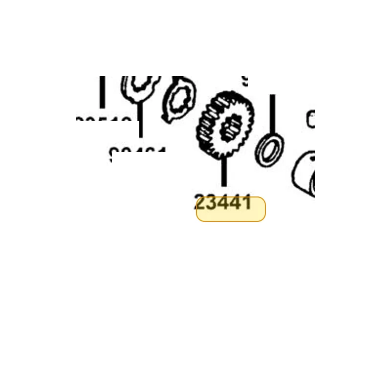 23441-KED9-900 GEAR M-2 — diagram cutout