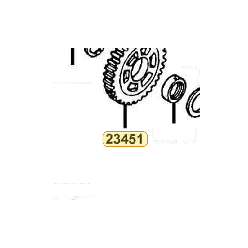 23451-KED9-900 GEAR C-2 — diagram cutout