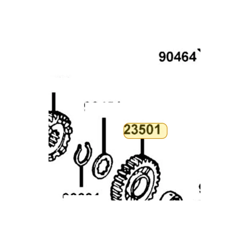 23501-KED9-900 GEAR M-5 — diagram cutout