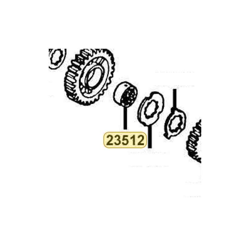 23512-KED9-900 COLLAR SPLINE 22*14 — diagram cutout