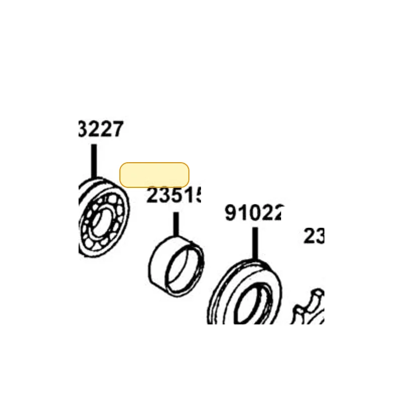 23515-KED9-900 COLLAR OIL SEAL COUNTER — diagram cutout