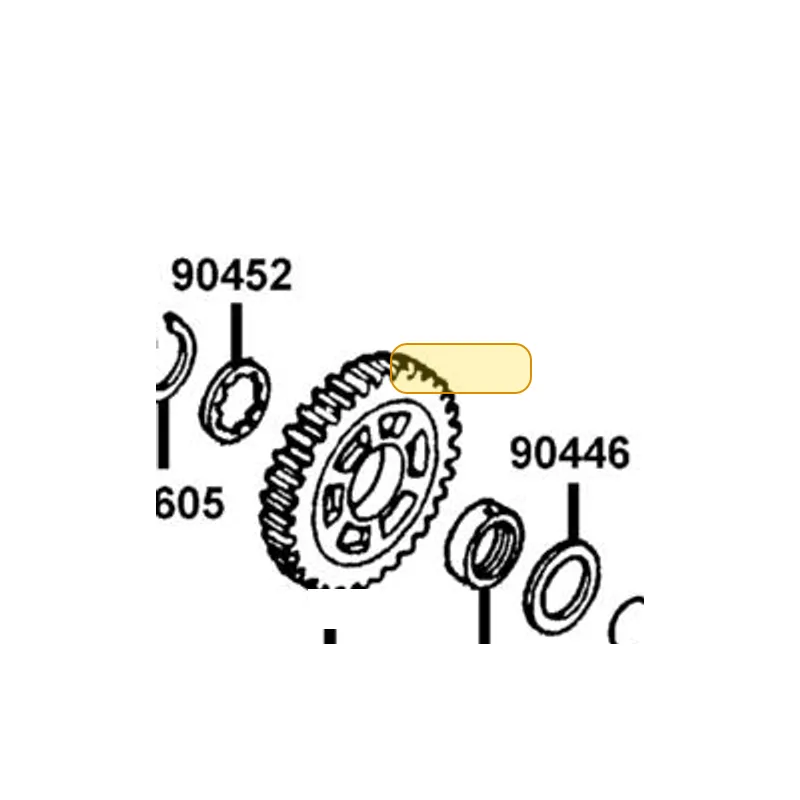 90446-KED9-900 WASHER THRUST 25.2*34*2 — diagram cutout